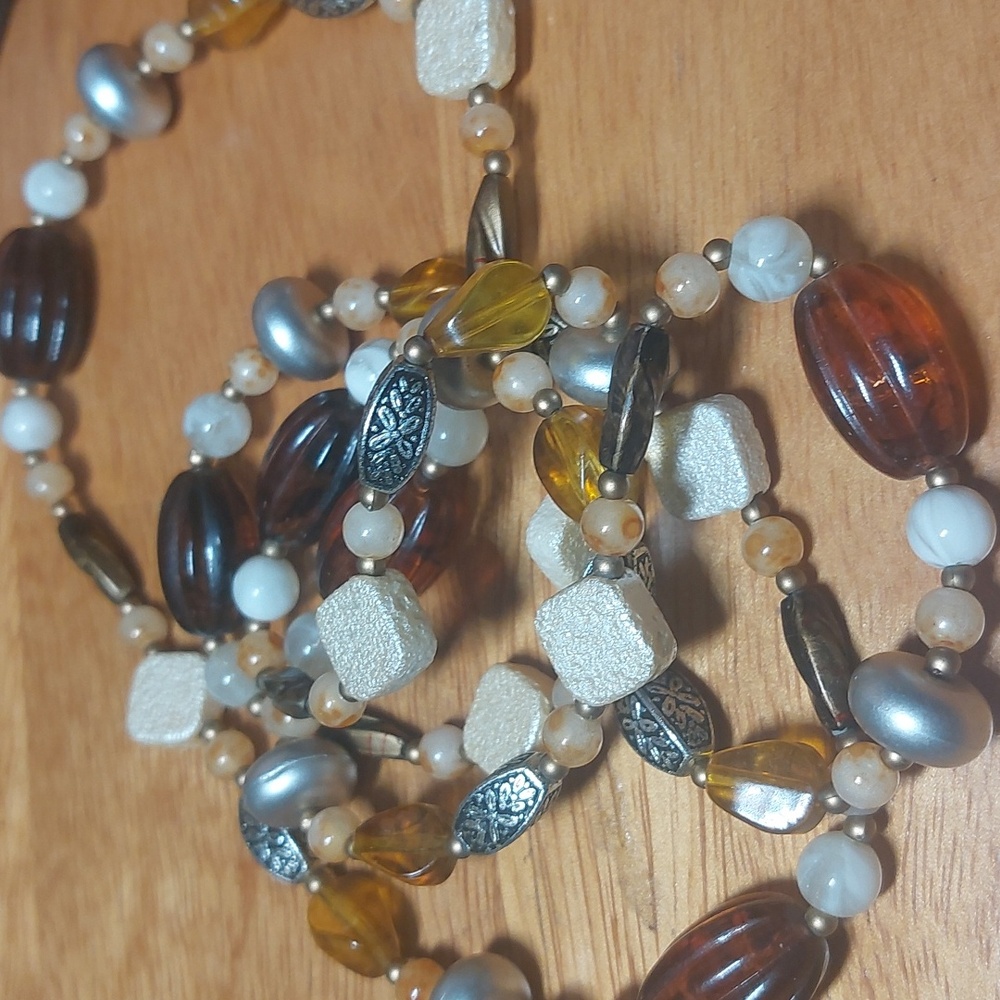 Earthtones Bead 36" Long Necklace